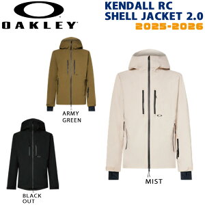 y\z 25-26 I[N[ P_WPbg2.0 OAKLEY KENDALL RC SHELL JACKET 2.0 Xm[{[h EGA WPbg 25-26-JK-OAK ubNAEg ~Xg A[~[O[ XS S M L XL