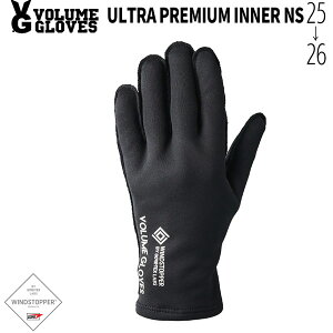 25-26 {[O[u Egv~ACi[ VOLUME GLOVE ULTRA PREMIUM INNER NS Xm[{[h  25-26-GR-VLM ubN S M L