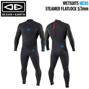 �I�[�V�����A���h�A�[�X �����Y �E�F�b�g�X�[�c �t���X�[�c O&E WETSUITS MENS STEAMER FLATLOCK 3/2mm �W���[�W