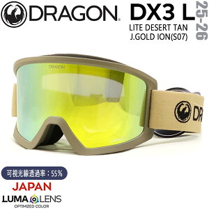 25-26 hS fB[GbNX3G CgfU[g^ S[hY DRAGON DX3 L LITE DESERT TAN LL J.GOLD ION XL[ Xm[{[h S[O