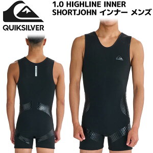 NCbNVo[ zbgCi[ QUIKSILVER 1.0 HIGHLINE INNER SHORTJOHN BLACK 1mm Ci[ Y