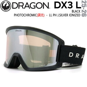 25-26 �h���S�� DRAGON DX3L BLACK �������[�}�����Y J SILVER �X�L�[ �X�m�[�{�[�h �S�[�O�� ���C�g���f��