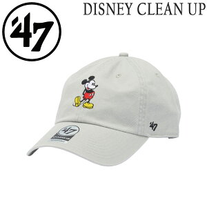 47�u�����h �L���b�v 47Brand DISNEY CLEAN UP �f�B�Y�j�[ �~�b�L�[ GRY �X�q
