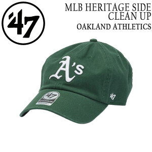 47�u�����h �L���b�v 47Brand MLB HERITAGE SIDE CLEAN UP ������ �I�[�N�����h�E�A�X���`�b�N�X �_�[�N�O���[�� �X�q