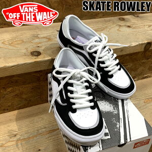 �o���Y �X�P�[�g���[���[ VANS SKATE ROWLEY BLACK/WHITE VN000DA2BA2