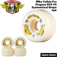 ウィール パウエルペラルタ POWELL PERALTA DRAGON FORMULA MIKE VALLELY 56 x 36mm 95A V6 4個セット ド…