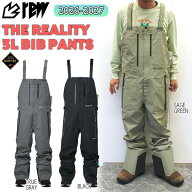 予約 26-27 REW REALITY 3L BIB PANTS 25 26-27モデル スノーボードウェア メンズ ビブパンツ 3レイヤー …