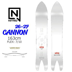 �\�� 26-27 NITRO CANNON 163 �X�m�[�{�[�h �i�C�g�� �L���m�� �p�E�_�[�{�[�h �����O�{�[�h 163cm �t���[���C�h �o�b�N�J���g���[ ���� �������� �r�b�O�}�E���e�� �����Y ���K�i 26-27-BO-NTR 163