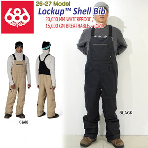 26-27���f�� 686 LOCKUP SHELL BIB �X�m�[�{�[�h �E�F�A �V�b�N�X�G�C�g�V�b�N�X ���b�N�A�b�v�V�F���r�u �r�u�p���c �V�F���p���c �h�� �t���[���C�h �p�[�N ���K�i 26-27-PT-686 �J�[�L �u���b�N S M L 
