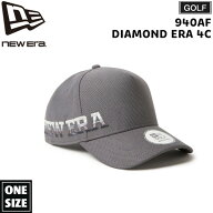 ニューエラ ゴルフ キャップ NEW ERA GOLF 940AF DIAMOND ERA 4C ダークグラファイト 帽子 ポリエステル