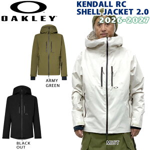 �\�� 26-27 OAKLEY �I�[�N���[ KENDALL RC SHELL JACKET 2.0 �P���_�� RC �V�F�� �W���P�b�g �X�m�[�{�[�h�E�F�A �h�� �h�� �t���[���C�h �o�b�N�J���g���[ ���K�i 26-27-JK-OAK �u���b�N�A�E�g �~�X�g �A�[�~