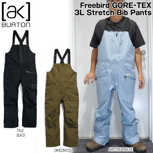 26-27���f�� BURTON �o�[�g�� AK GORE-TEX FREEBIRD BIB [ak] �t���[�o�[�h �r�u�p���c GORE-TEX 3L �X�g���b�` �����Y �X�m�[�{�[�h�E�F�A �S�A�e�b�N�X �h�� �h�� �o�b�N�J���g���[ �X�v���b�g�{�[�h ���K