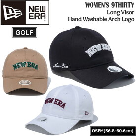ニューエラ ゴルフ キャップ 帽子 NEW ERA レディース 9THIRTY Long Visor STRETCH COTTON 女性用 GOLF CAP