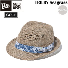 ニューエラ ゴルフ トリルビーハット NEWERA GOLF TRILBY シーグラス ホワイトバンダナ キャップ 帽子