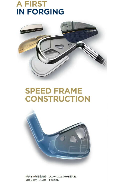 楽天市場】Callaway PARADYM MAX FAST IRONS キャロウェイ パラダイム 