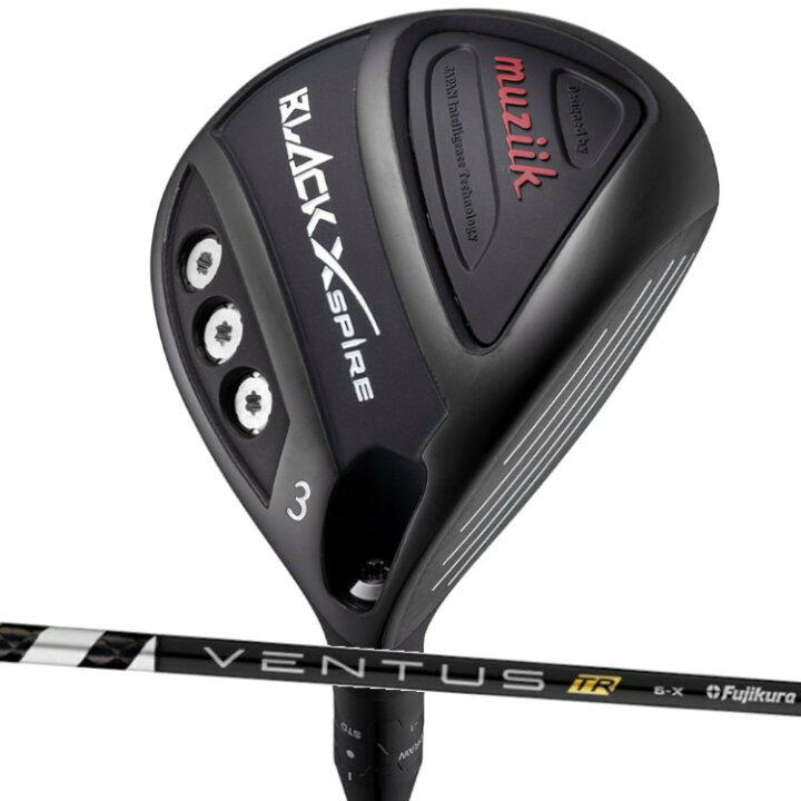 楽天市場】muziik BLACK XSPIRE Fairway Wood ムジーク フェアウェイ 