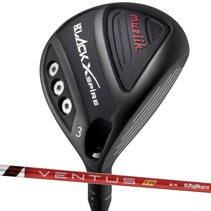 楽天市場】muziik BLACK XSPIRE Fairway Wood ムジーク フェアウェイ 