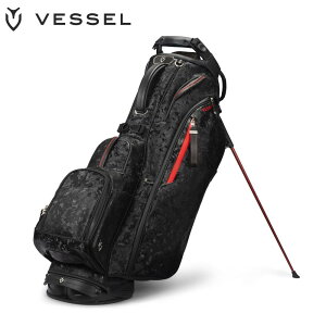VESSEL PLAYER 5.0 PRO SEASONAL COLOR STAND CADDIE BAG �x�[�� �v���C���[5.0 �v�� �X�^���h �L���f�B�o�b�O �V���O���V�����_�[�X�g���b�v ���j�Z�b�N�X �J���[�FCAMO BLACK