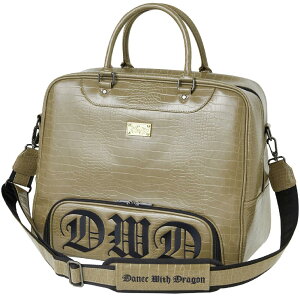 �y���[�J�[���񂹕i�z DANCE WITH DRAGON Fake leather Boston bag 03-360021 �N���R�{�X�g���o�b�N D3-360021�@��񂰁@�V�����_�[�x���g�t��