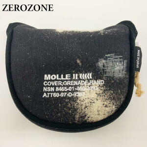 ZEROZONE PIN PUTTER HC ZZ25-PTHCNT01BS �[���]�[�� �s���^�C�v�p�^�[�J�o�[ ���K�i �����Y ���f�B�[�X �yZEROZONE �u���b�N�V���[�Y�z