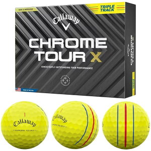 Callaway CHROME TOUR X Ball �L�����E�F�C �N�����c�A�[�G�b�N�X�@�C�G���[�i�g���v���g���b�N�j �S���t�{�[���@1�_�[�X�i12����j���{���K�i 2024���f��