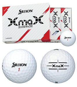 DUNLOP SRIXON XMAX 2024 �_�����b�v �X���N�\�� �G�b�N�X�}�b�N�X �S���t�{�[�� 2024�N���f�� �@1�_�[�X�i12����j