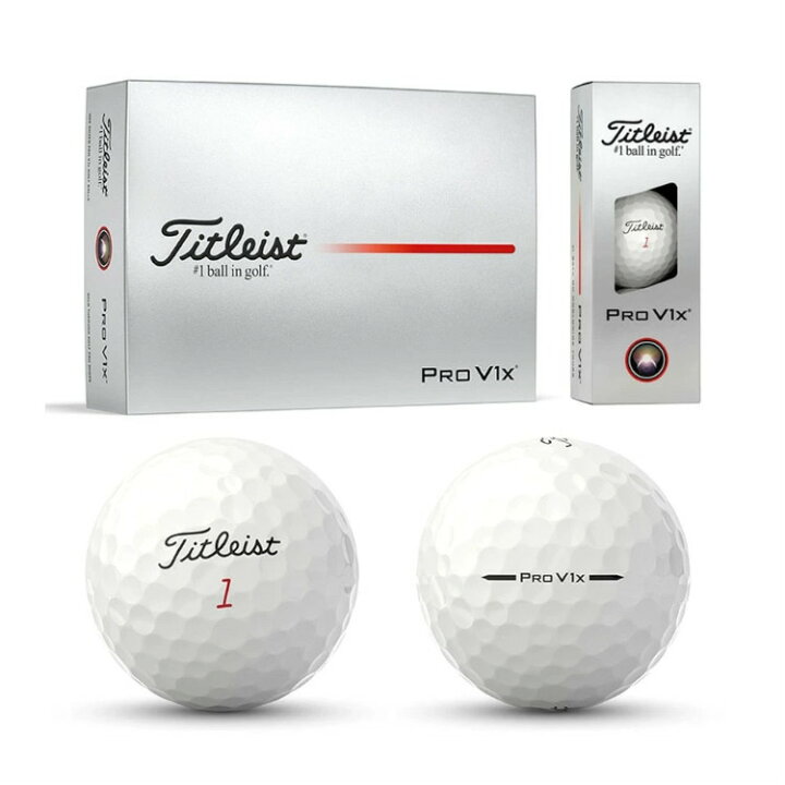 楽天市場】Titleist PRO V1x BALL タイトリスト プロV1エックス 2025 