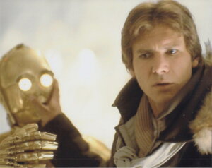 X^[EH[Y n\tH[hC-3PO Star Wars Harrison Ford C-3PO f ʐ^ Ai 8x10C`TCY 20.3x25.4cm