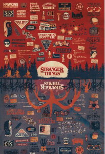 �A�� ���^�|�X�^�[�ʐ^ �X�g�����W���[�V���O�X Stranger Things ��43.5x28cm.
