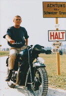 輸入 小型ポスター写真 大脱走 The Great Escape スティーブマックイーン Steve McQueen 約43.5x28cm.
