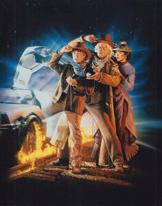 バックトゥザフューチャー3 マイケルJフォックス クリストファーロイド Back to The Future 3 映画 写真 輸入品 8x10インチサイズ 約20.3x25.4cm