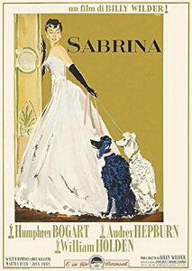 輸入 小ポスター イタリア版 サブリナ オードリーヘップバーン Audrey Hepburn 約43x28cm