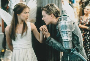 (قA4TCY) ~IƃWGbg NAf[Y fBJvI Romeo + Juliet Claire Danes Leonardo Dicaprio f ʐ^ Ai 8x12C`TCY 20.3x30.5cm.