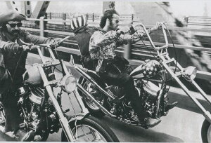 A ^|X^[ʐ^ C[W[C_[ 掿͑ełBEasy Rider s[^[tH[N fjXzbp[ 43.5x28cm.