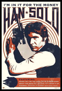 قA4TCY ~j|X^[ʐ^ č X^[EH[Y Star Wars n\ Han Solo 20.3x30.5cm