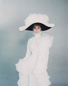 �ʐ^ (�|�X�^�[���݃T�C�Y) �}�C�t�F�A���f�B �掿�e�߂ł��BMy Fair Lady �I�[�h���[�w�b�v�o�[�� Audrey Hepburn �T�C�Y: 50.4 x 40.8 cm.