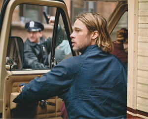 ���[���h�E�H�[Z �u���b�h�s�b�g World War Z�@Brad Pitt �f�� �ʐ^ �A���i ��20.3x25.4cm.