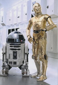 قA4TCY ~j|X^[ʐ^ č X^[EH[Y@C-3POR2-D2@Star Wars 30.4x20.2cm