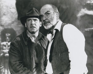 �C���f�B�W���[���Y �n���\���t�H�[�h �V���[���R�l���[ Indiana Jones Harrison Ford Sean Connery �ʐ^ �A���i 8x10�C���`�T�C�Y ��20.3x25.4cm