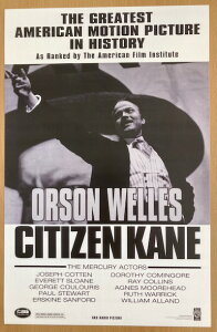 �A�� ���|�X�^�[ �č��� �s���P�[�� Citizen Kane �I�[�\���E�F���Y ��43x28cm
