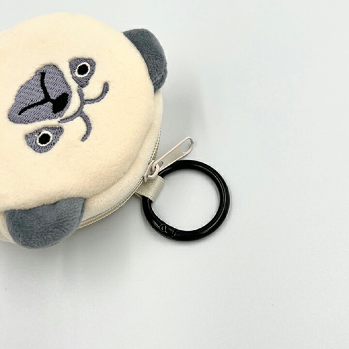 楽天市場】マスコットポーチフェイス【パグ】雑貨 コスメ かわいい 