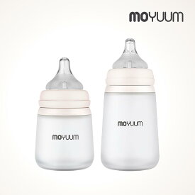 【公式】MOYUUM [モユム] シリコーン哺乳瓶 0ヶ月〜 160ml 260ml 柔らかい肌触り 出産準備 授乳用品 吐き戻し防止 哺乳瓶 哺乳ひん ほ乳瓶 ベビー用品 出産祝い ギフト おしゃれ かわいい