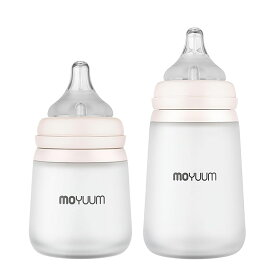 【公式】MOYUUM [モユム] シリコーン哺乳瓶 0ヶ月〜 160ml 260ml 柔らかい肌触り 出産準備 授乳用品 吐き戻し防止 哺乳瓶 哺乳ひん ほ乳瓶 ベビー用品 出産祝い ギフト おしゃれ かわいい