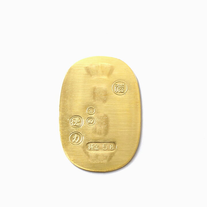 楽天市場】徳力本店 神田 純金/K24/24金 令和/新年号 小判/黄金小判 5g 
