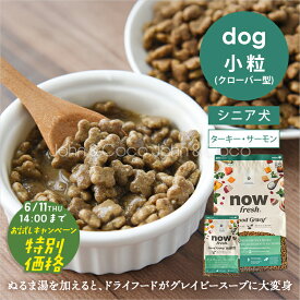 「計量カップ先着プレゼント」ナウ フレッシュ（NOW FRESH） DOG グッドグレービー グレインフリー スモールブリード シニア ターキー＆サーモン＆ダックレシピ 犬 ドッグフード ドライフード【公式販売店舗】