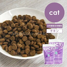 「一部サイズがお値段そのまま増量中！」ルーシーペット CAT チキン・ブラウンライス＆パンプキン 猫 キャットフード【ナチュラルバランスからのフードチェンジに】