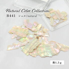 B441 ネイルパーツ Natural Color Collection シェル/natural 約1.3g Mpetit Japan ナチュラルカラーコレクション ジェルネイル ネイルグッズ ネイル用品 ネイルアート シェルネイル シェルパーツ ビジューネイル ビジューパーツ 宝石ネイル エムプティジャパンエムジェル