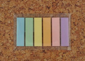 12mm×45mmサイズふせん30枚×6色