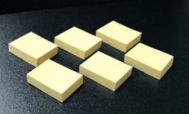 オリジナル付箋紙30mm×40mmサイズふせんイエロー6個セット　（1パッド100枚）