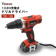 【楽天1位】TINOVA 電動ドリルドライバー 10.8v 充電式ドリル 充電式ドライバー 充電ドライバー 電動ドラ…